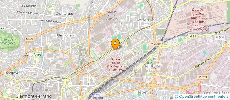 localisation de l'entreprise L'OASIS  CLERMONT-FERRAND