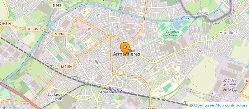 localisation de l'entreprise L'OASIS  ARMENTIERES