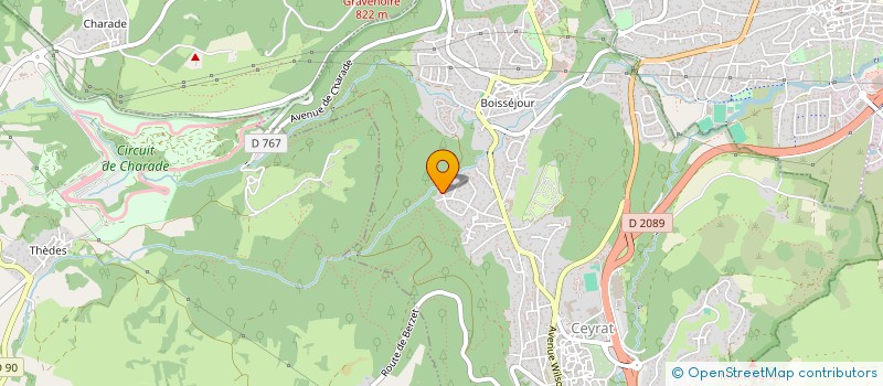 localisation de l'entreprise L'OASIS  CEYRAT