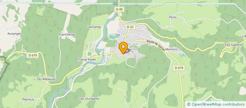 localisation de l'entreprise L'OASIS D'A COTE à CHAMPS-SUR-TARENTAINE-MARCHAL