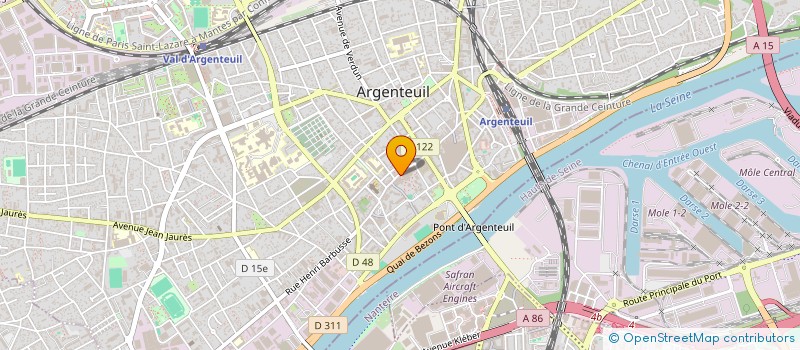 localisation de l'entreprise L'OASIS D'ARGENTEUIL  ARGENTEUIL