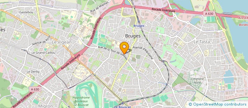 localisation de l'entreprise L'OASIS DE BRUGES  BRUGES