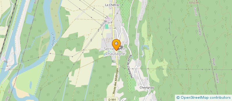 localisation de l'entreprise L'OASIS DE CHAUTAGNE  SERRIERES-EN-CHAUTAGNE