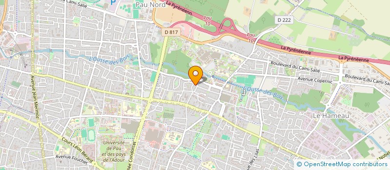 localisation de l'entreprise L'OASIS DE LA BIGORRE à PAU