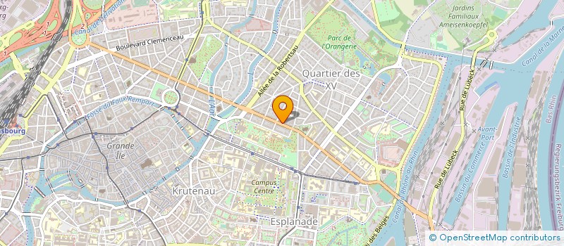 localisation de l'entreprise L'OASIS DE LA FORET NOIRE à STRASBOURG