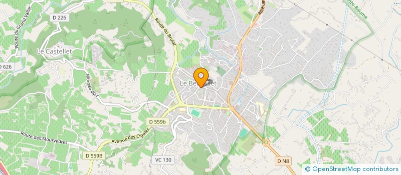 localisation de l'entreprise L'OASIS DE LA NOUVELLE T'ERE  LE BEAUSSET