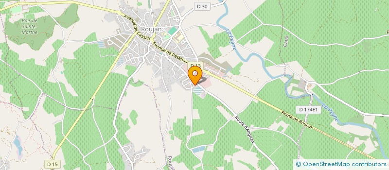 localisation de l'entreprise L'OASIS DES PETITS CHOUX  ROUJAN