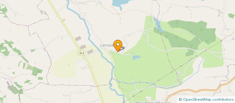 localisation de l'entreprise L'OASIS DU CLUZET  LAMAZERE