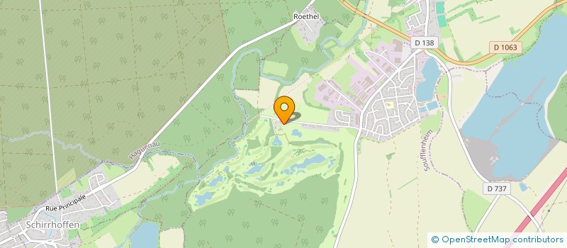 localisation de l'entreprise L'OASIS DU GOLF à SOUFFLENHEIM