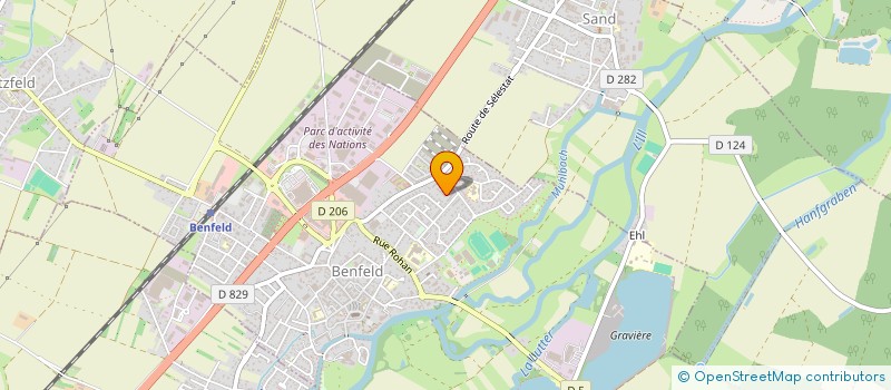 localisation de l'entreprise L'OASIS DU TOUAREG  BENFELD