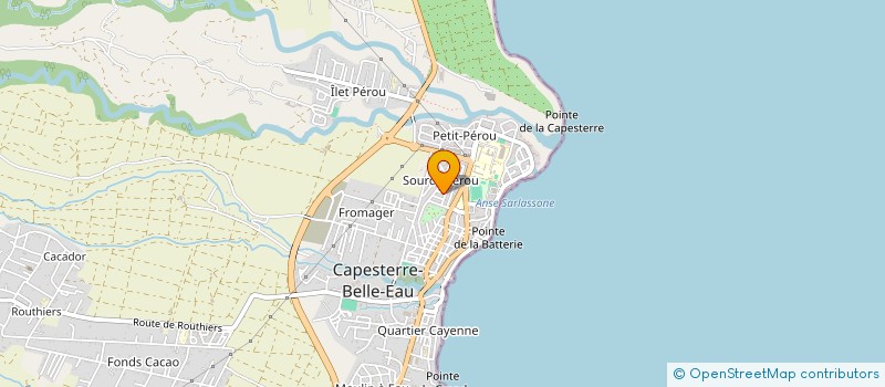 localisation de l'entreprise L'OASIS GOURMAND à CAPESTERRE-BELLE-EAU