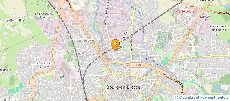 localisation de l'entreprise L'OASIS II à BOURG-EN-BRESSE