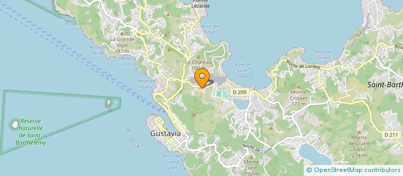 localisation de l'entreprise L OASIS SAINT BARTHELEMY à SAINT BARTHELEMY
