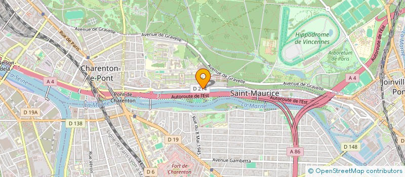 localisation de l'entreprise L'OBJECTIF à SAINT-MAURICE