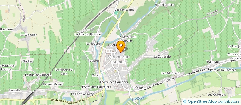 localisation de l'entreprise L'OBSERVALOIRE  ROCHECORBON