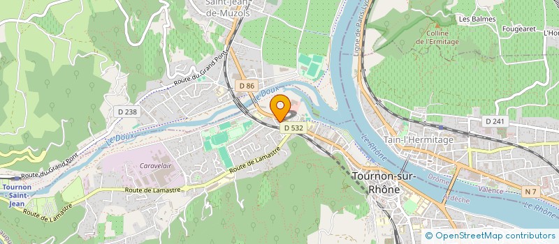 localisation de l'entreprise L OBSERVANCE à TOURNON-SUR-RHONE