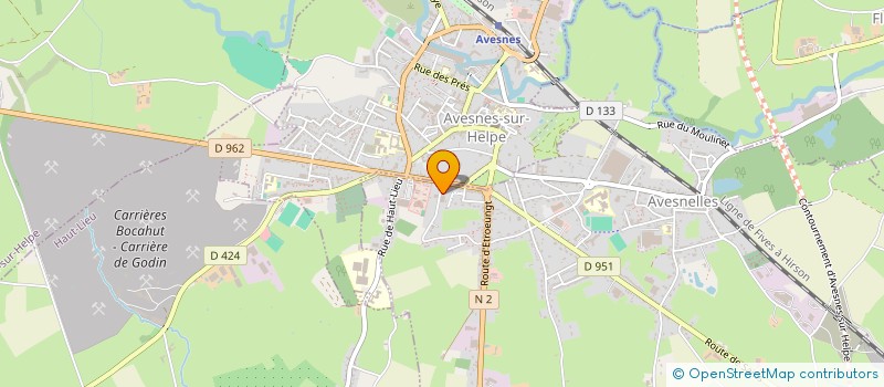 localisation de l'entreprise L'OBSERVATEUR  AVESNELLES