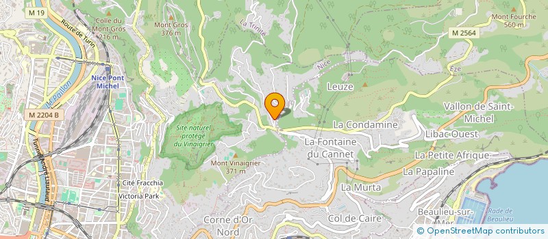 localisation de l'entreprise L'OBSERVATOIRE  NICE