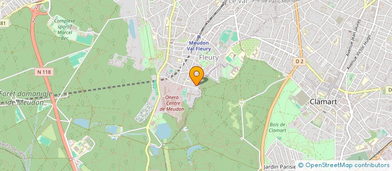 localisation de l'entreprise L'OBSERVATOIRE DU RIRE à MEUDON