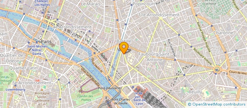 localisation de l'entreprise L OBSIDIENNE à PARIS