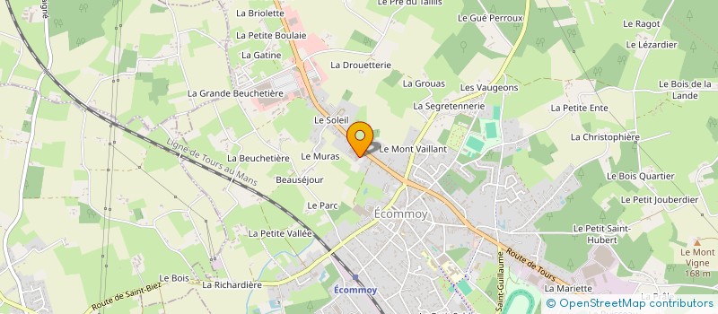 localisation de l'entreprise L'OCCAS' O MEUBLES à ECOMMOY
