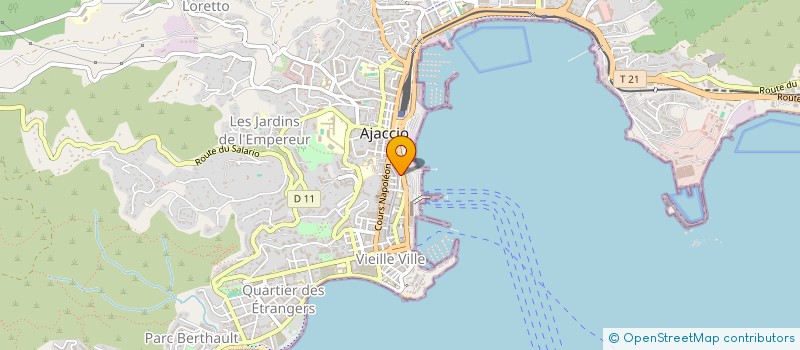 localisation de l'entreprise L'OCCHJU à AJACCIO