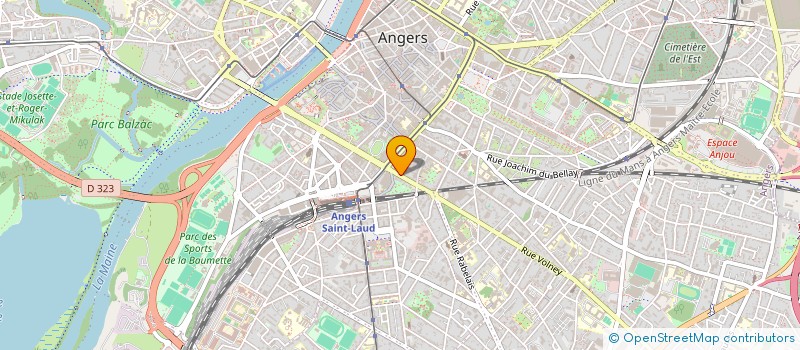 localisation de l'entreprise L OCCIDENTALE FINANCIERE à ANGERS