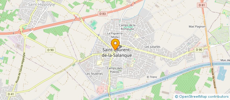 localisation de l'entreprise L'OCCITAN à SAINT-LAURENT-DE-LA-SALANQUE
