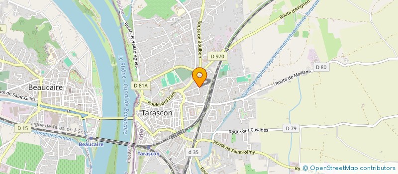 localisation de l'entreprise L'OCCITANE  TARASCON