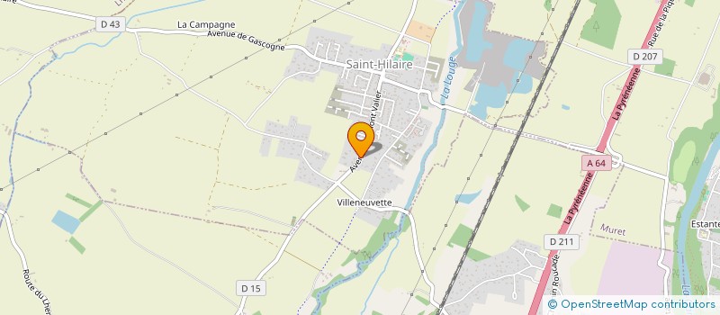 localisation de l'entreprise L'OCCITANE DU BATIMENT  SAINT-HILAIRE