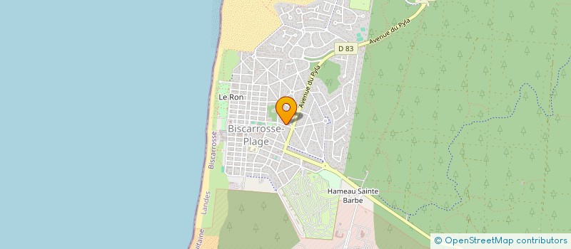 localisation de l'entreprise L'OCEAN à BISCARROSSE