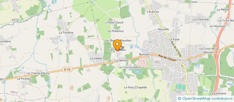 localisation de l'entreprise L'OCEAN  HERIC