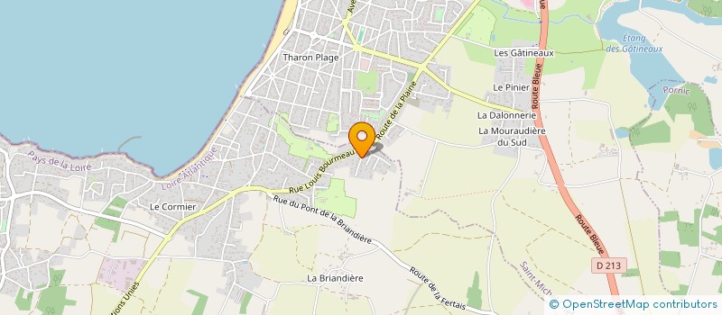 localisation de l'entreprise L'OCEAN à LA PLAINE-SUR-MER