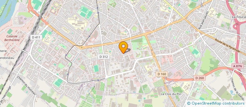 localisation de l'entreprise L OCEAN à ANGERS