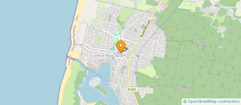 localisation de l'entreprise L'OCEAN  VIEUX-BOUCAU-LES-BAINS