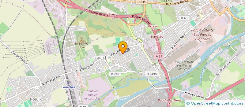 localisation de l'entreprise L'OCEAN  LOURCHES