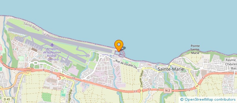 localisation de l'entreprise L'OCEAN GLACE  SAINTE-MARIE