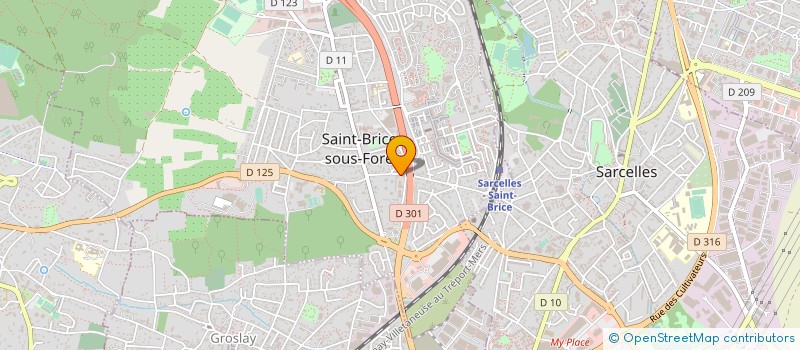 localisation de l'entreprise L OCEANE à SAINT-BRICE-SOUS-FORET
