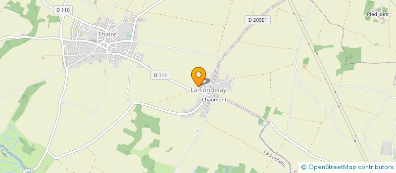 localisation de l'entreprise L'OCEANE  THAIRE