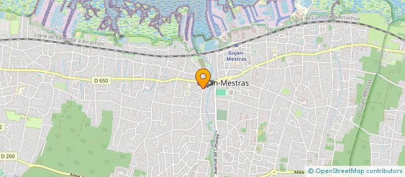 localisation de l'entreprise L'OCEANE  GUJAN-MESTRAS