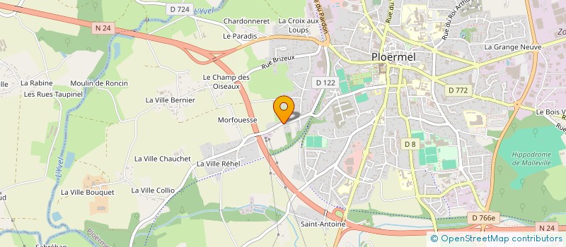 localisation de l'entreprise L'OCEANIC  PLOERMEL