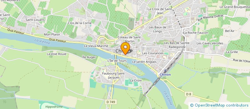 localisation de l'entreprise L'OCEANIC  CHINON