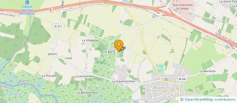 localisation de l'entreprise L'OCEANIDE à BRAINS