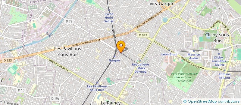 localisation de l'entreprise L'OCEANNE  LIVRY-GARGAN