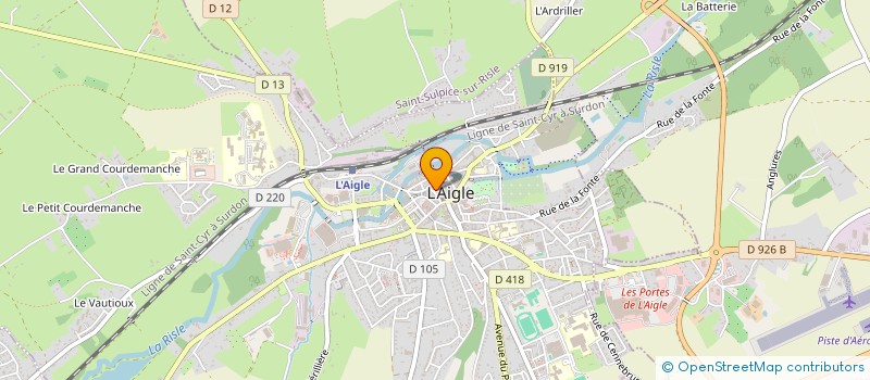 localisation de l'entreprise L'OCELYSSE à L'AIGLE