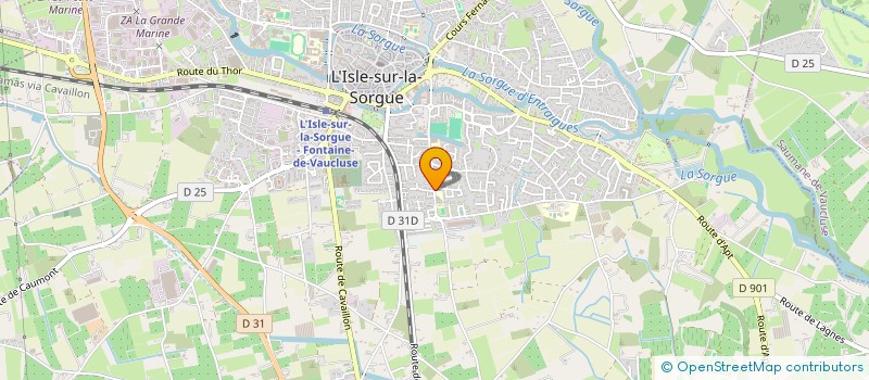 localisation de l'entreprise L'OCETHAN  L'ISLE-SUR-LA-SORGUE