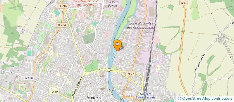 localisation de l'entreprise L'OCRERIE à AUXERRE