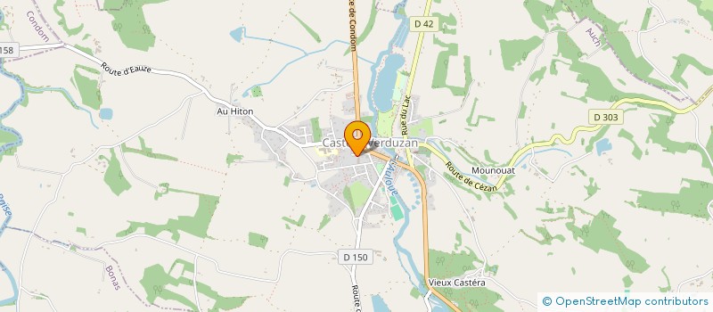 localisation de l'entreprise L'OCSCIETANE  CASTERA-VERDUZAN