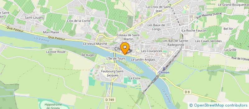 localisation de l'entreprise L'OCTAVE à CHINON