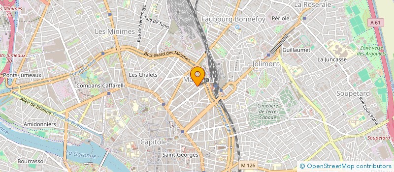 localisation de l'entreprise L'OCTAVE  TOULOUSE